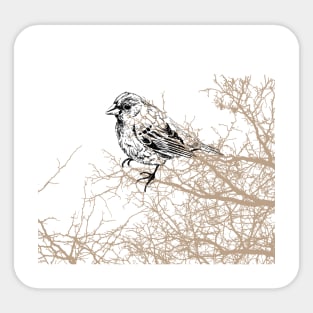 bird print Sticker